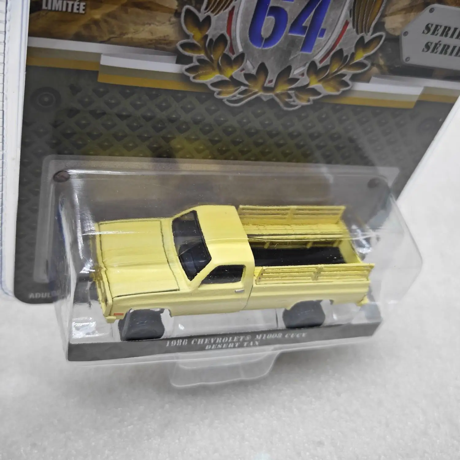 Green Light 1:64 Camp 64 Series 5 - 1986 M1008 CUCV - Desert Brown Diecast Alloy Car Model Collectible
Green Light 1:64 Camp 64 Series 5 - 1986 M1008 CUCV - Desert Brown Diecast Alloy Car Model Collectible