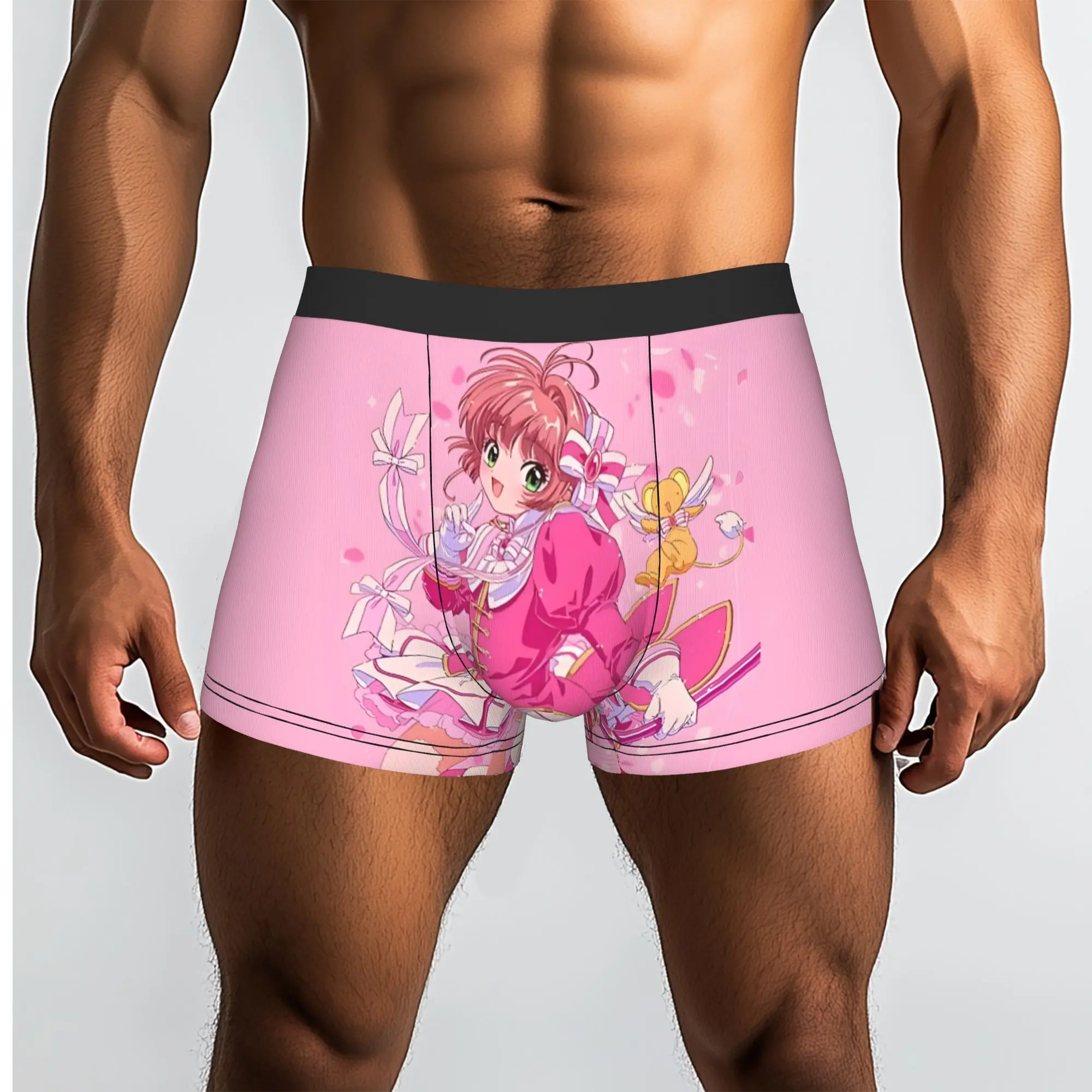 Cardcaptor Sakura Pinky Dream Bandai Cardcaptor Sakura Underpants Homme Panties Man Underwear Comfortable Shorts Boxer Briefs
Cardcaptor Sakura Pinky Dream Bandai Cardcaptor Sakura Underpants Homme Panties Man Underwear Comfortable Shorts Boxer Briefs