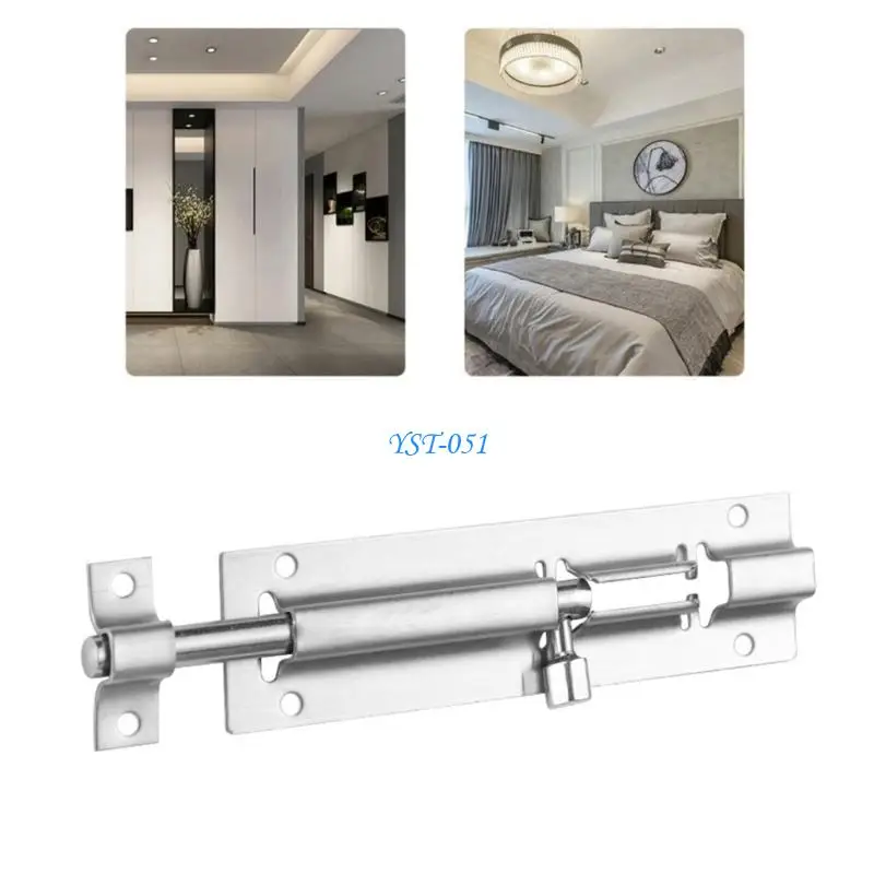 E15A 6Pcs Stainless Steel Door Lock Gate Safety Toilet Door Lock for Fence Door
E15A 6Pcs Stainless Steel Door Lock Gate Safety Toilet Door Lock for Fence Door