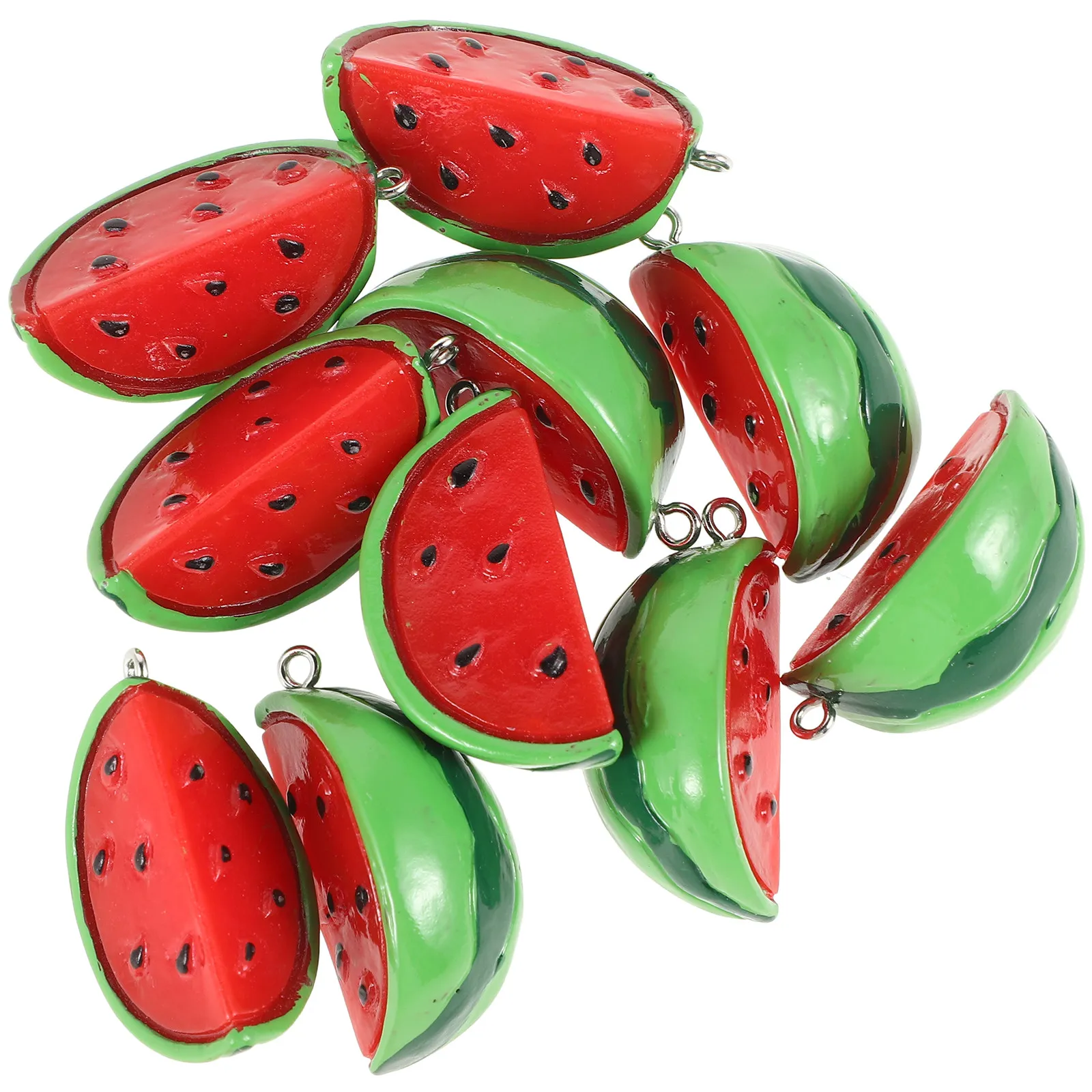 10 шт. подвесок в форме арбуза, реалистичные фруктовые шармы для изготовления украшений своими руками, кулонов, серег, ожерелий, аксессуаров для рукоделия
10 шт. подвесок в форме арбуза, реалистичные фруктовые шармы для изготовления украшений своими руками, кулонов, серег, ожерелий, аксессуаров для рукоделия