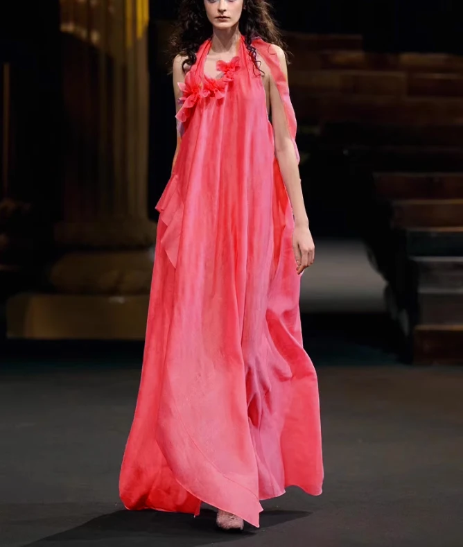 Rose Red Ruffle Vintage Dress Women Summer Holiday Party Halter Assymmey Clothing Lady Streetwear Chic Vestidos Bodycon
Rose Red Ruffle Vintage Dress Women Summer Holiday Party Halter Assymmey Clothing Lady Streetwear Chic Vestidos Bodycon