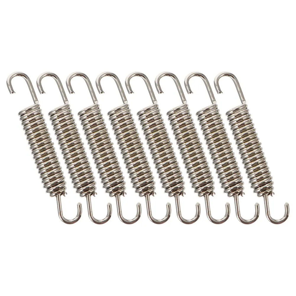 8pcs Exhaust Pipe Spring Motorcycle Stainless Steel High Temp Resistant Vibration Reduction Universal Fit For Motorbike Modified
8pcs Exhaust Pipe Spring Motorcycle Stainless Steel High Temp Resistant Vibration Reduction Universal Fit For Motorbike Modified