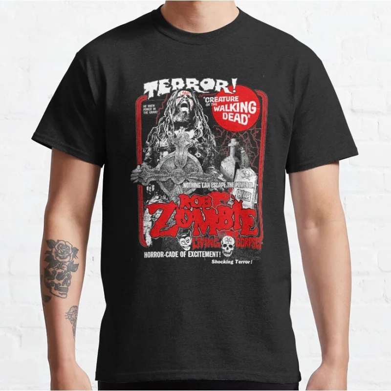 Rob Zombie – Creature Of The Walking Dead-Captain Spaulding Retro horror movie House Of 1000 Corpses Graphic T Shirts
Rob Zombie – Creature Of The Walking Dead-Captain Spaulding Retro horror movie House Of 1000 Corpses Graphic T Shirts