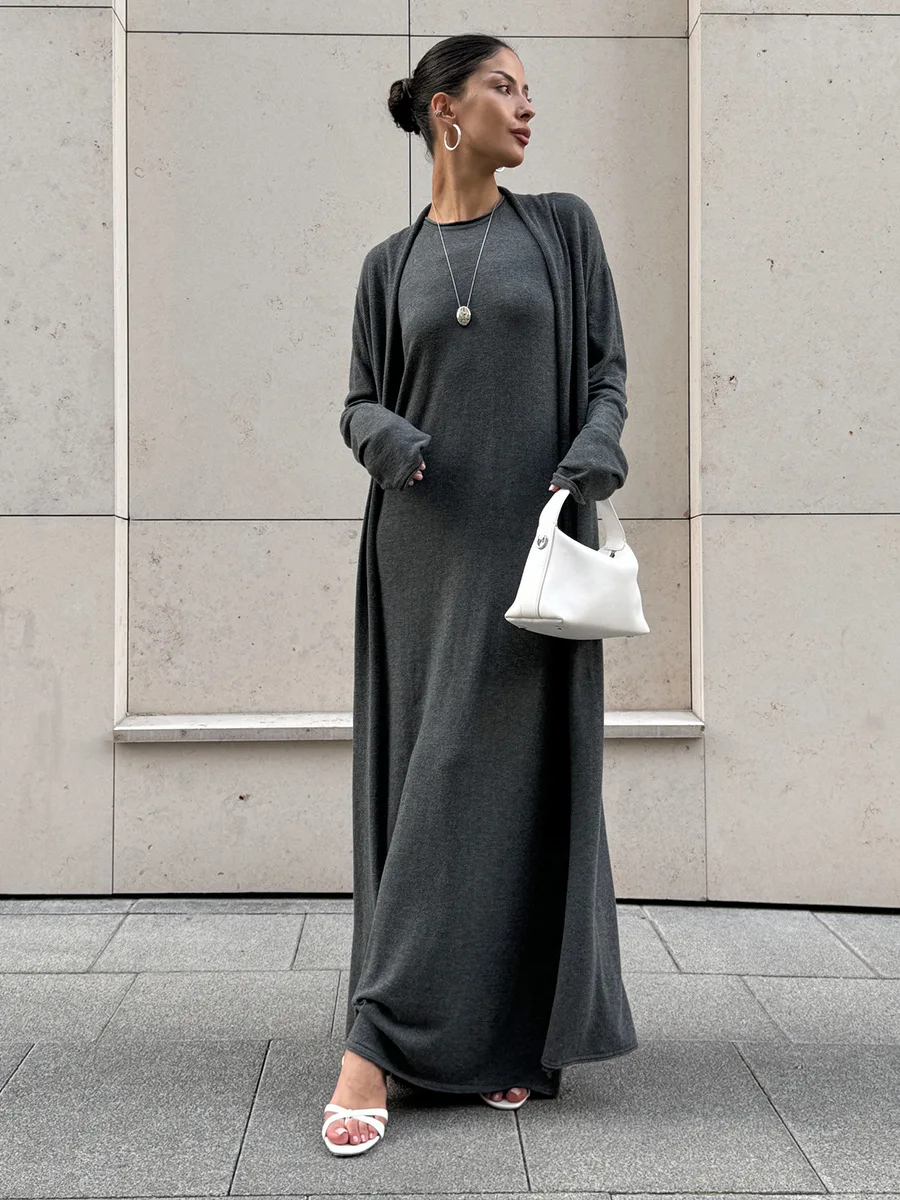 Blubelle Women's Autumn Hot Sale Knitted Set - Soft Long Sleeve Cardigan Camisole Dress Cozy Cover Up Elegant Casual Outfit
Blubelle Women's Autumn Hot Sale Knitted Set - Soft Long Sleeve Cardigan Camisole Dress Cozy Cover Up Elegant Casual Outfit