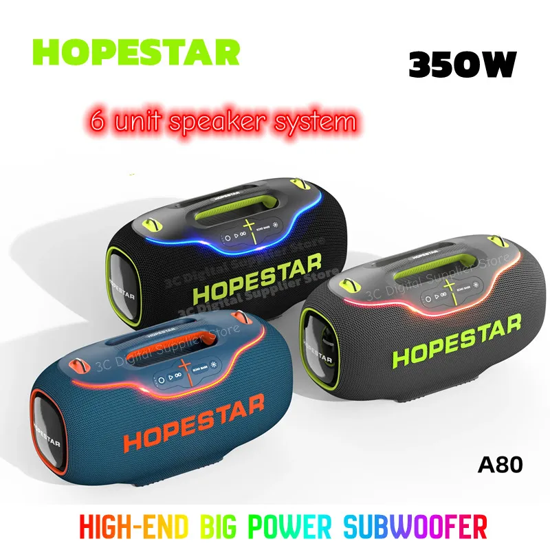 A80 High Quality Loud 350w Subwoofer High Power Six Speakers Outdoor Party Altavoz De Karaoke Bass Waterproof Bluetooh Speakers
A80 High Quality Loud 350w Subwoofer High Power Six Speakers Outdoor Party Altavoz De Karaoke Bass Waterproof Bluetooh Speakers