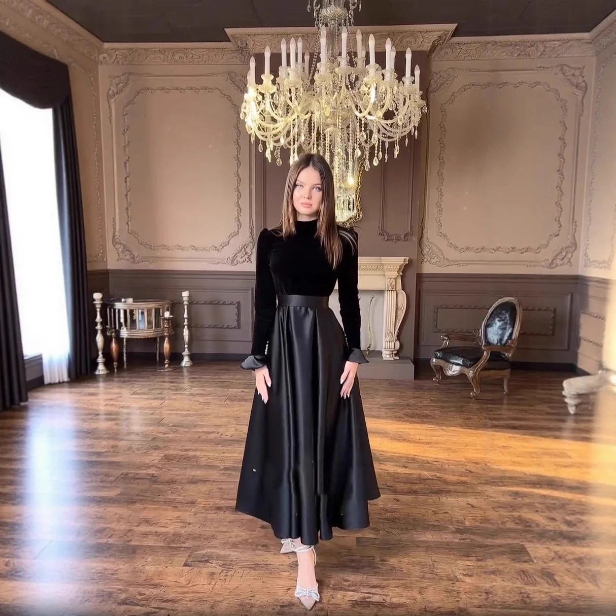 2026 Autumn New Style Formal Dress, Party Patchwork Contrast Color Long Dress For Fall And Winter Dubai Luxury Islam Elegant
2026 Autumn New Style Formal Dress, Party Patchwork Contrast Color Long Dress For Fall And Winter Dubai Luxury Islam Elegant