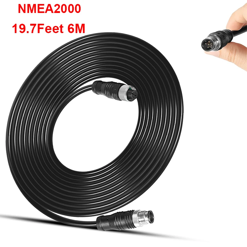 NMEA 2000 (N2K) 14-Foot Drop Cable Backbone Cable Extension Cable Fit for Lowrance Simrad B&G Navico Garmin Networks
NMEA 2000 (N2K) 14-Foot Drop Cable Backbone Cable Extension Cable Fit for Lowrance Simrad B&G Navico Garmin Networks