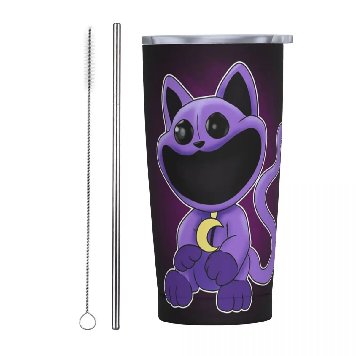Catnap Plus Stainless Steel Tumbler Vacuum Insulated Mugs Thermal Cold Cup Straw With Lid 20oz
Catnap Plus Stainless Steel Tumbler Vacuum Insulated Mugs Thermal Cold Cup Straw With Lid 20oz