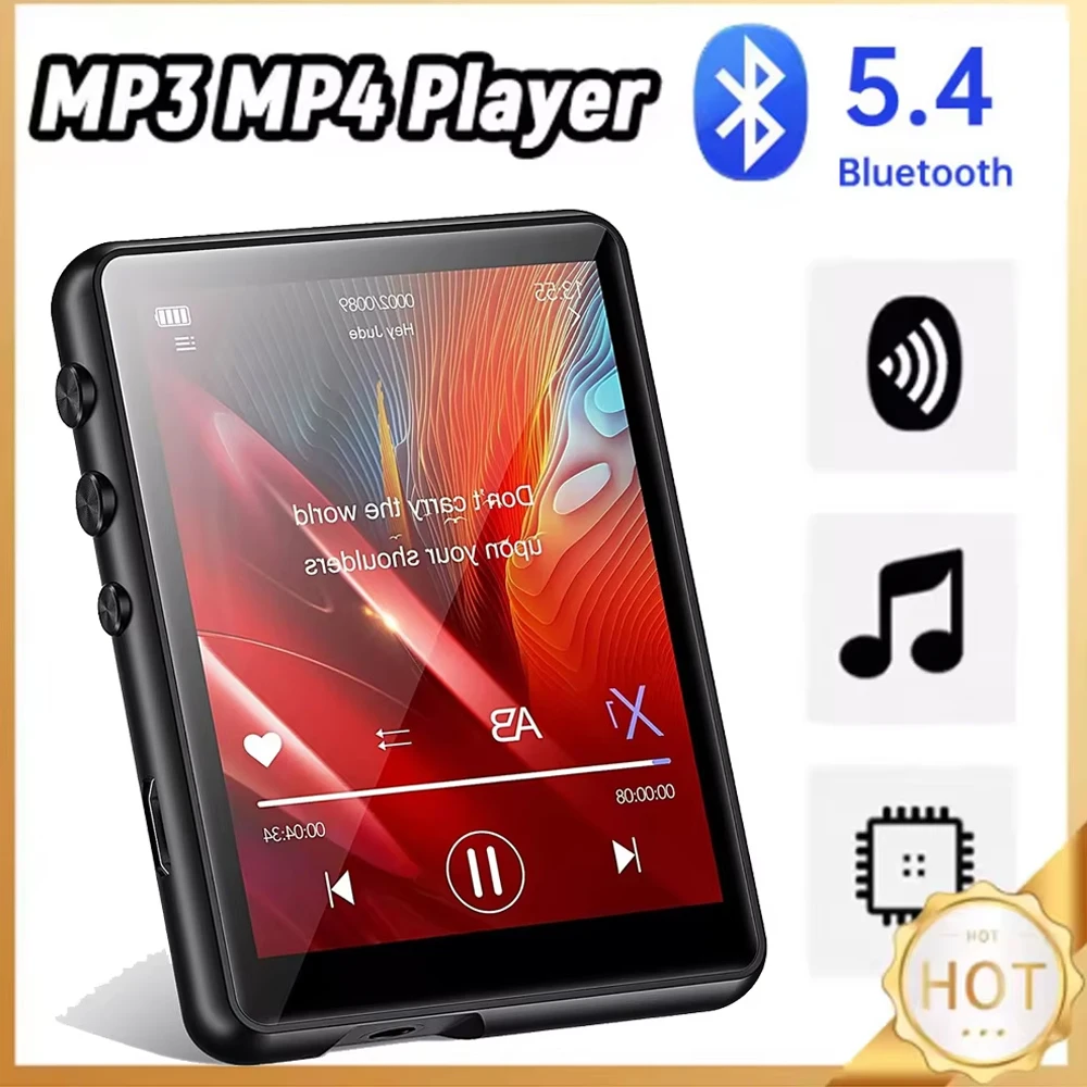128G Bluetooth 5.4 MP3 Player 2.4'' Touch Screen Built-in Speaker Hi-Fi Lossless MP3 Player With Camera Video FM Radio Recording
128G Bluetooth 5.4 MP3 Player 2.4'' Touch Screen Built-in Speaker Hi-Fi Lossless MP3 Player With Camera Video FM Radio Recording