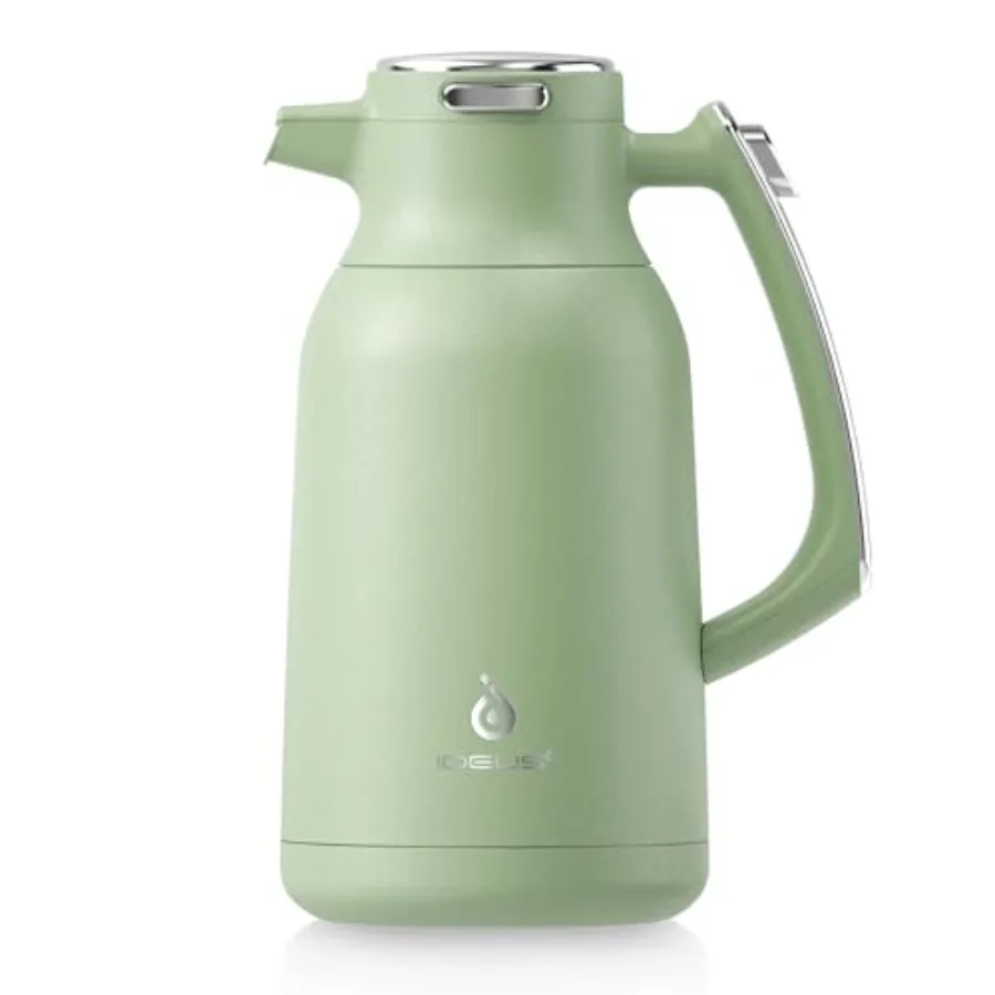 Thermal Coffee Carafe, Stainless Steel Double Wall Insulated Vacuum Flask, Water Jug Coffee Server and Beverage Dispenser, Heat
Thermal Coffee Carafe, Stainless Steel Double Wall Insulated Vacuum Flask, Water Jug Coffee Server and Beverage Dispenser, Heat