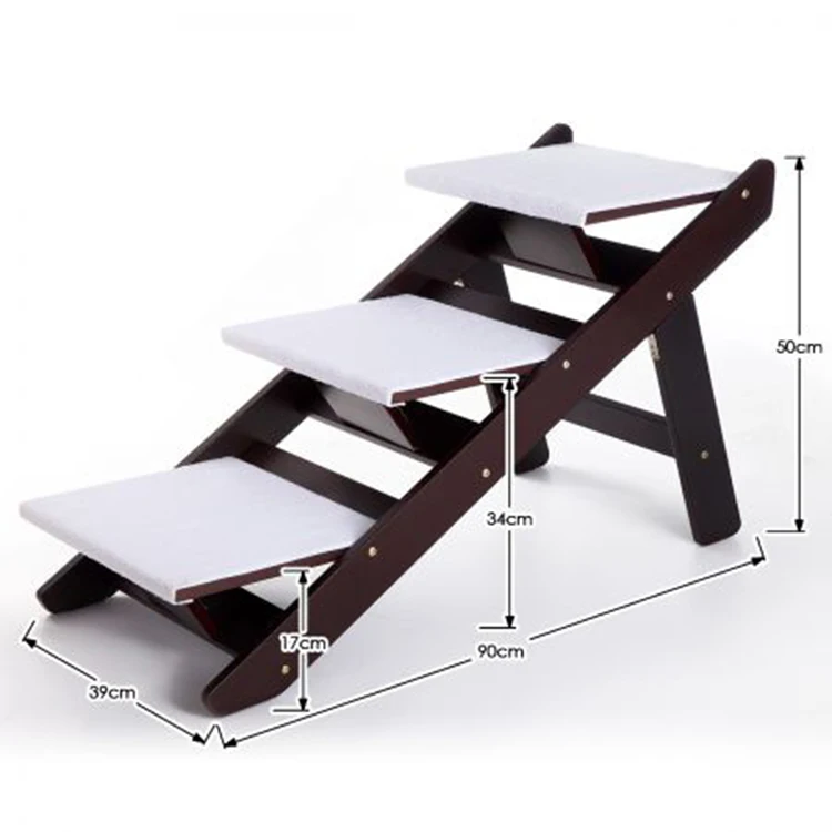 Pet ladder step bed non-slip small cat dog slope car folding wooden climbing ladder
Pet ladder step bed non-slip small cat dog slope car folding wooden climbing ladder