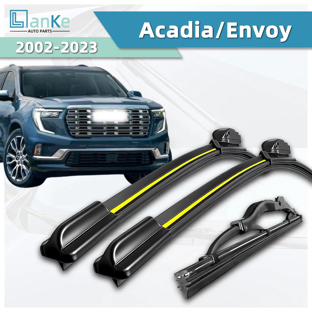 Suitable For Gmc Acadia/Envoy(2002-2023)Wipers Natural Rubber Stable Durable Dual Directional Wipers For Automotive Windshields
Suitable For Gmc Acadia/Envoy(2002-2023)Wipers Natural Rubber Stable Durable Dual Directional Wipers For Automotive Windshields