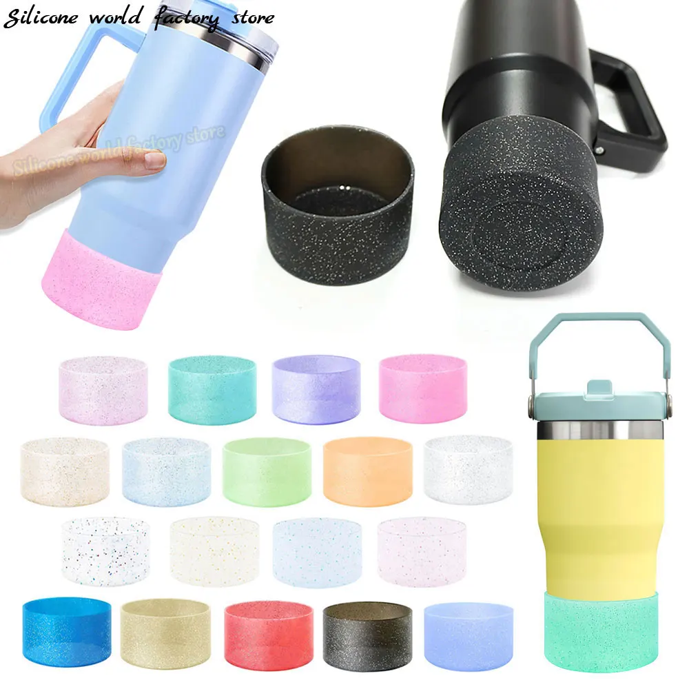 SW 7.5CM Silicone Glitter Cup Boot Sleeve For Stanley 40oz 30oz Tumbler Anti-Slip Silicone Cup Bottom Cover Water Bottle Covers
SW 7.5CM Silicone Glitter Cup Boot Sleeve For Stanley 40oz 30oz Tumbler Anti-Slip Silicone Cup Bottom Cover Water Bottle Covers