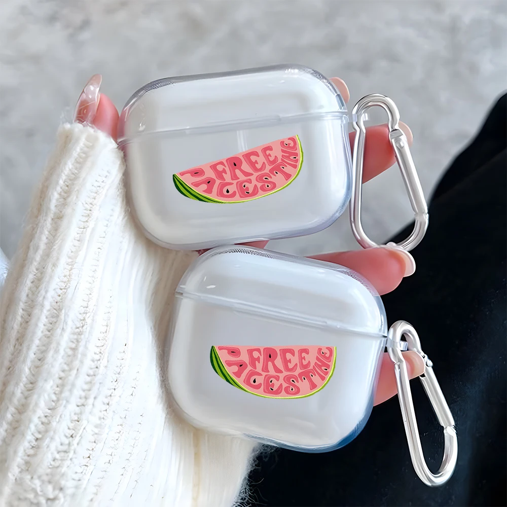 Sweet Summer Watermelon Clear Earphone Case for AirPods Pro 3/Pro 2/Pro Earbuds Case for AirPods 1/2/3/4 TPU Protective Cover
Sweet Summer Watermelon Clear Earphone Case for AirPods Pro 3/Pro 2/Pro Earbuds Case for AirPods 1/2/3/4 TPU Protective Cover