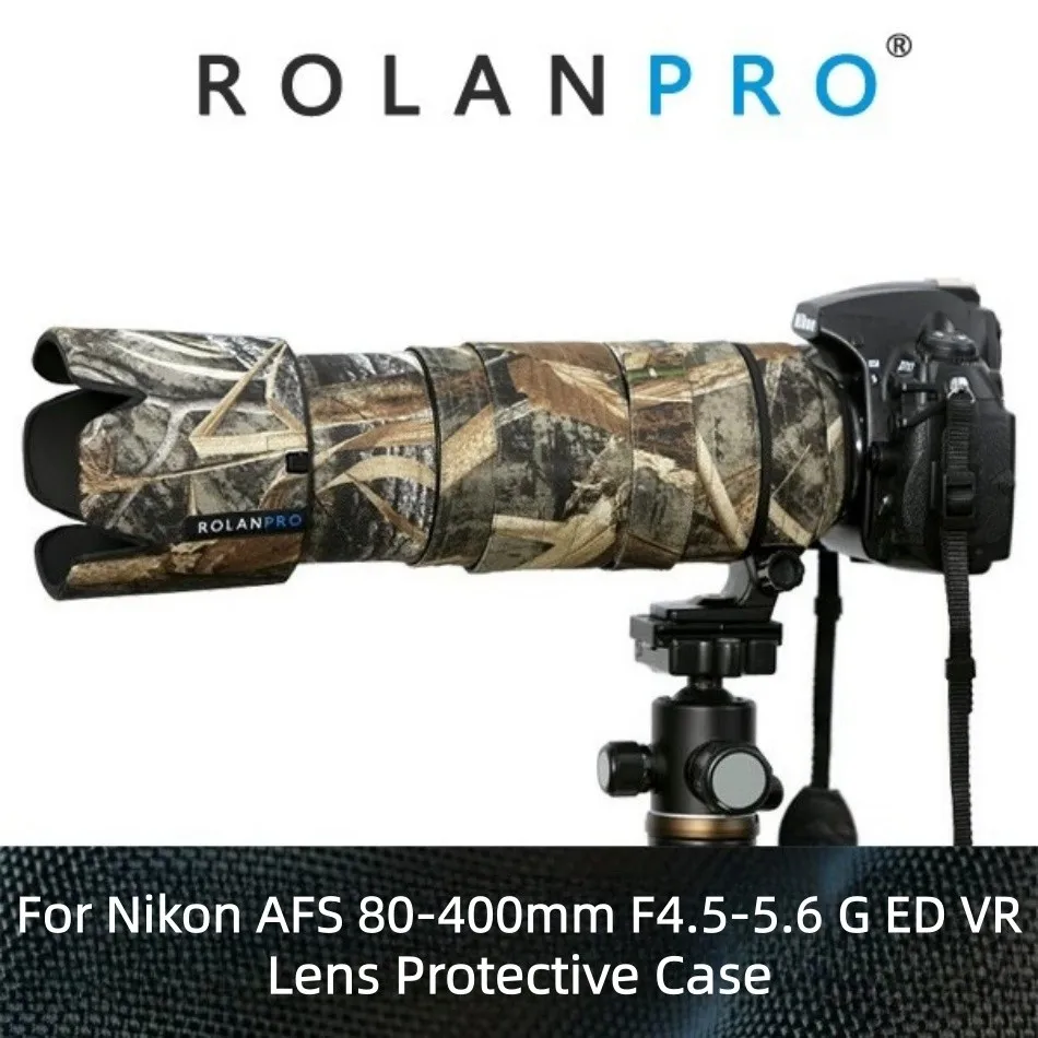 Камуфляжное покрытие для объектива ROLANPRO для NIKON AF-S 80 400mm F4.5-5.6 G ED VR, водонепроницаемый и непромокаемый эластичный защитный чехол для объектива
Камуфляжное покрытие для объектива ROLANPRO для NIKON AF-S 80 400mm F4.5-5.6 G ED VR, водонепроницаемый и непромокаемый эластичный защитный чехол для объектива
