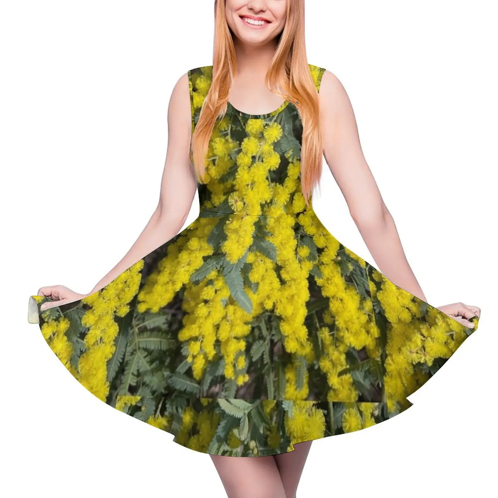 Australian Wattle Sleeveless Dress summer dress woman 2024 trendy loose summer dress
Australian Wattle Sleeveless Dress summer dress woman 2024 trendy loose summer dress