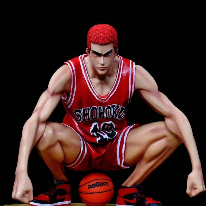 22 см SLAM DUNK GK Xiangbei Баскетбольный мяч Sakuragi Blossom Road, Liuchuan Maple, Squatting, Модель, Орнамент, Декоративный подарок
22 см SLAM DUNK GK Xiangbei Баскетбольный мяч Sakuragi Blossom Road, Liuchuan Maple, Squatting, Модель, Орнамент, Декоративный подарок