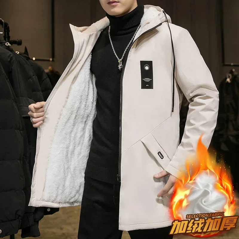 New Fashion Thick Warm Large Size Coat 6XL Trend Solid Color Plus Fleece Trench Men's Casual Loose Autumn and Winter Coat
New Fashion Thick Warm Large Size Coat 6XL Trend Solid Color Plus Fleece Trench Men's Casual Loose Autumn and Winter Coat