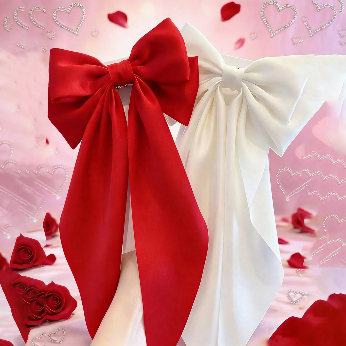 Fashionable and elegant bow accessories, women's daily commuting headpieces, suitable for parties and Valentine's Day gifts
Fashionable and elegant bow accessories, women's daily commuting headpieces, suitable for parties and Valentine's Day gifts