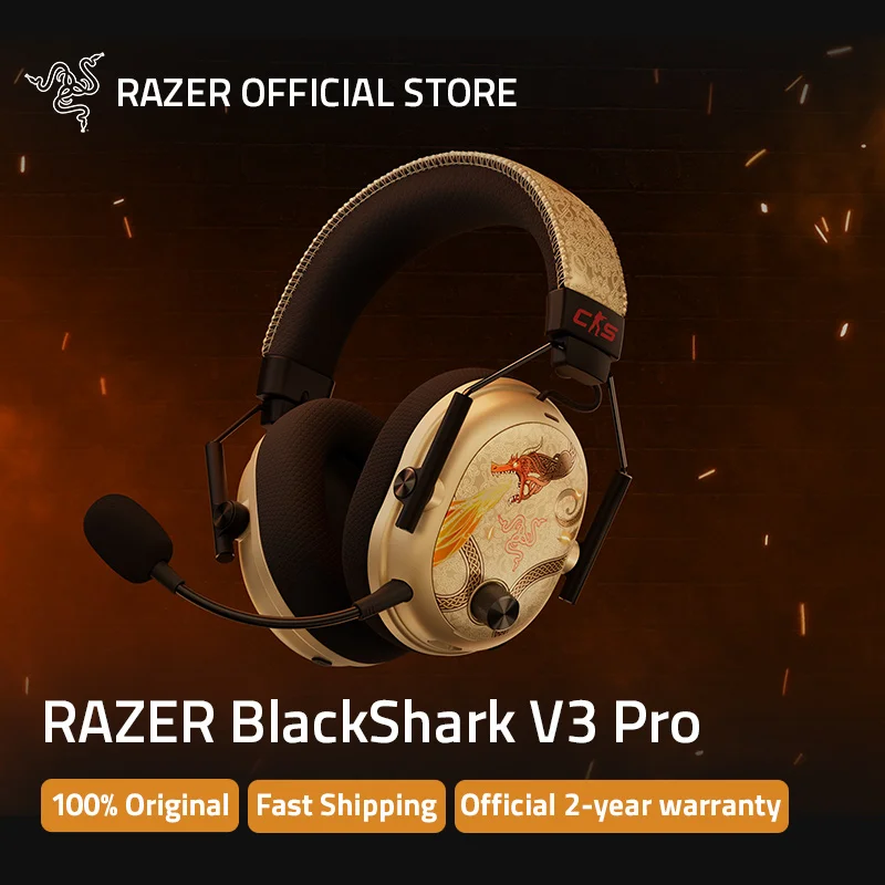 Razer BlackShark V3 Pro CS2 Edition Wireless Gaming Headphones
Razer BlackShark V3 Pro CS2 Edition Wireless Gaming Headphones