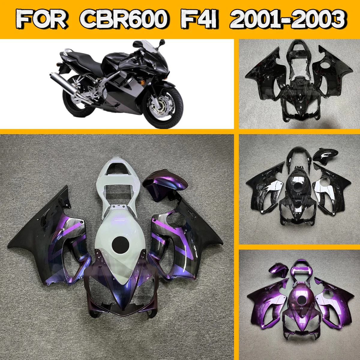 Комплект литых обтекателей уникального дизайна для Honda CBR 600 F4i 2001-2003 годов, замена обтекателей CBR600 F4i 01 02 03
Комплект литых обтекателей уникального дизайна для Honda CBR 600 F4i 2001-2003 годов, замена обтекателей CBR600 F4i 01 02 03