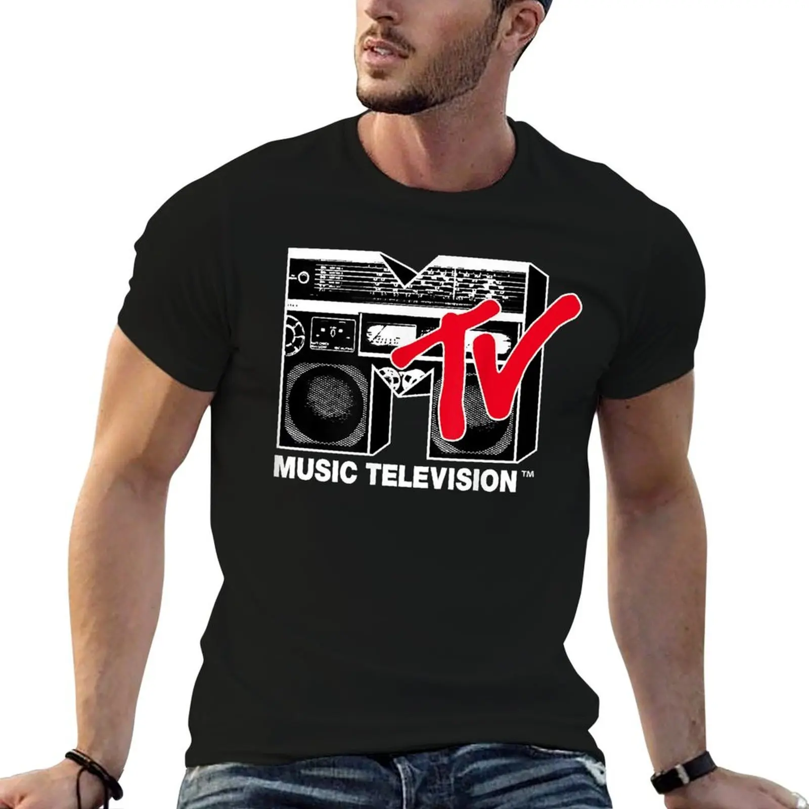Mtv logo red boombox T-Shirt man t shirts graphic man tshirt T-Shirt
Mtv logo red boombox T-Shirt man t shirts graphic man tshirt T-Shirt