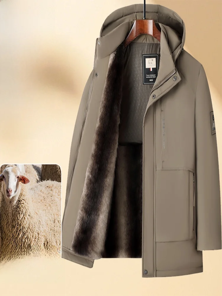 Thickened Fleece Lined Wool Inner Cotton Jacket for Men Casual Mid-Length Warmth Assurance Standard Fit Polyester Fiber
Thickened Fleece Lined Wool Inner Cotton Jacket for Men Casual Mid-Length Warmth Assurance Standard Fit Polyester Fiber