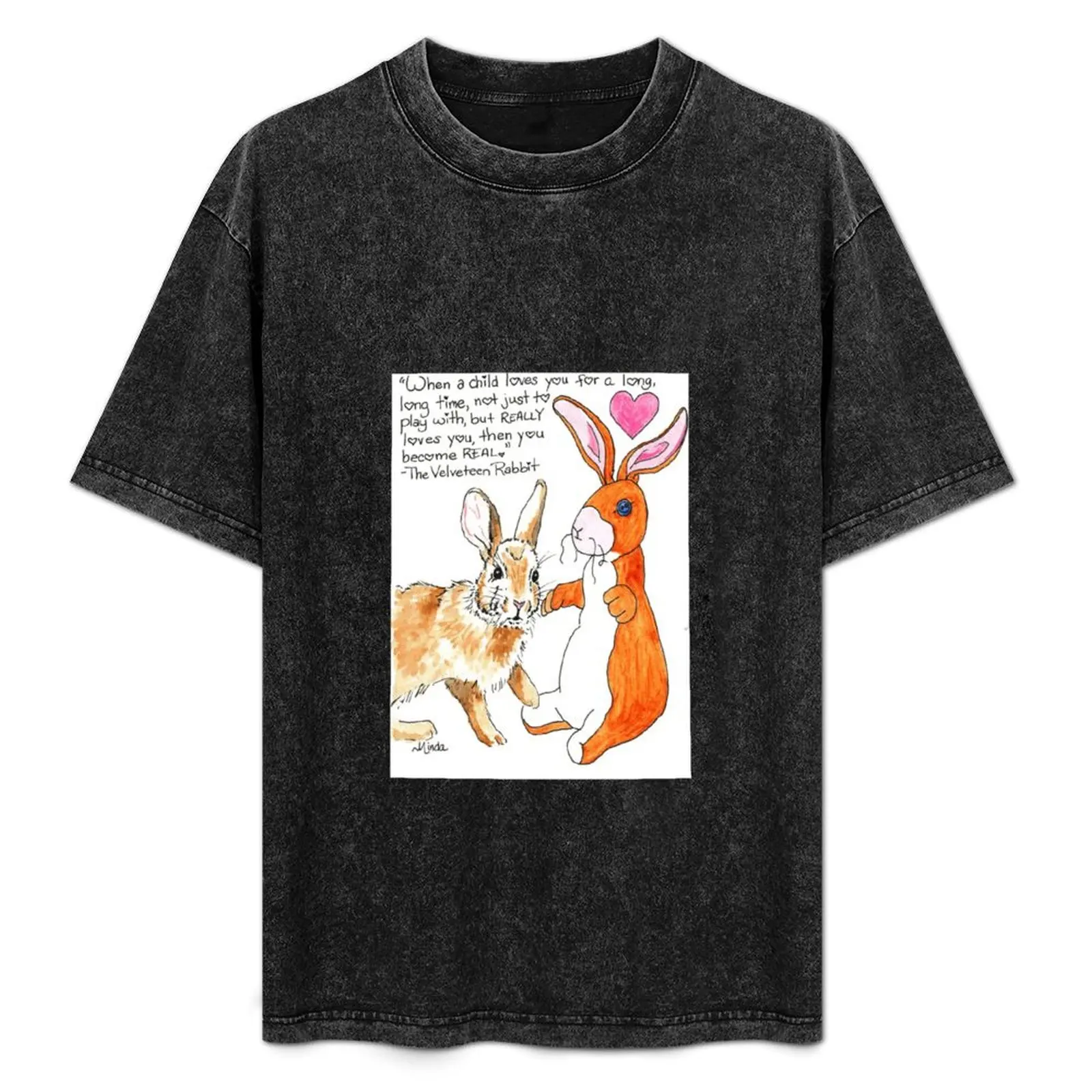Real Rabbit T-Shirt Trendy Print Short Sleeve T-Shirt
Real Rabbit T-Shirt Trendy Print Short Sleeve T-Shirt