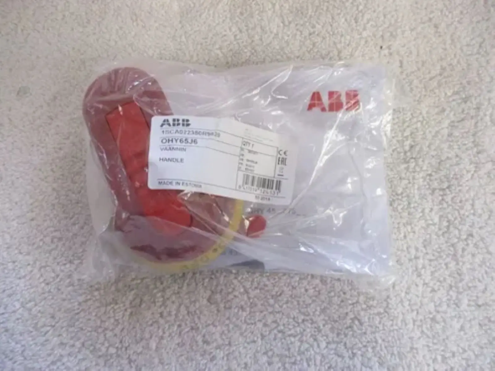 OHY65J6 83600844 1SCA022380R9820 PISTOL HANDLE
OHY65J6 83600844 1SCA022380R9820 PISTOL HANDLE