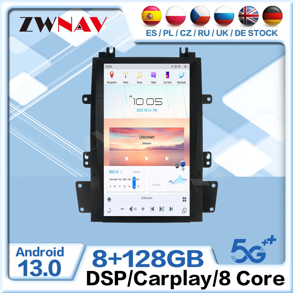 Qualcomm 8 Core Car Radio Vertical Style For Cadillac ESCALADE 2008-2012 Android GPS Navigation Carplay Auto Multimedia Player
Qualcomm 8 Core Car Radio Vertical Style For Cadillac ESCALADE 2008-2012 Android GPS Navigation Carplay Auto Multimedia Player