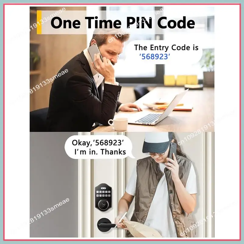 N94R 1Set Keyless Entry Door Lock, Auto Front Door Lock 100 Users Codes With Anti-Peeking Electronic Deadbolt With Keypad Metal
N94R 1Set Keyless Entry Door Lock, Auto Front Door Lock 100 Users Codes With Anti-Peeking Electronic Deadbolt With Keypad Metal
