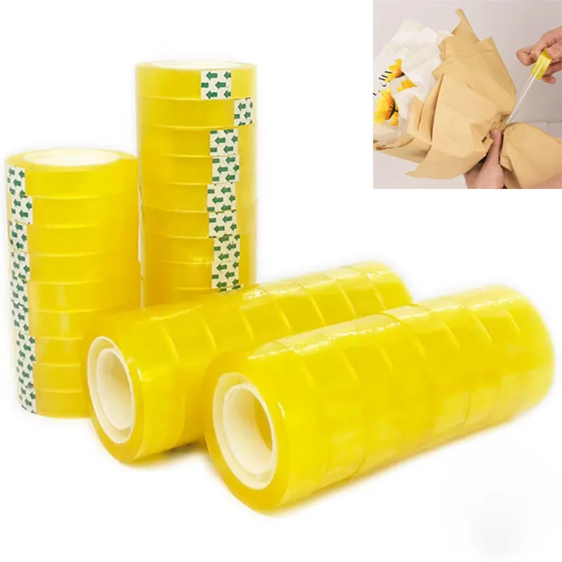 Clear Transparent Invisible Stationery Sticky Tape For Office Home School DIY Gift Wrap Sealing Packing Clipping Tape 1-24 Rolls
Clear Transparent Invisible Stationery Sticky Tape For Office Home School DIY Gift Wrap Sealing Packing Clipping Tape 1-24 Rolls