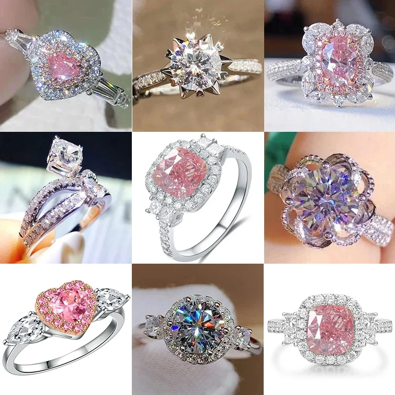 New Luxury Micro-inlaid Argyle Pink Diamond Open Ring Atmospheric Dove Egg Copper Inlaid Zircon High-grade Niche Girl Jewelry
New Luxury Micro-inlaid Argyle Pink Diamond Open Ring Atmospheric Dove Egg Copper Inlaid Zircon High-grade Niche Girl Jewelry