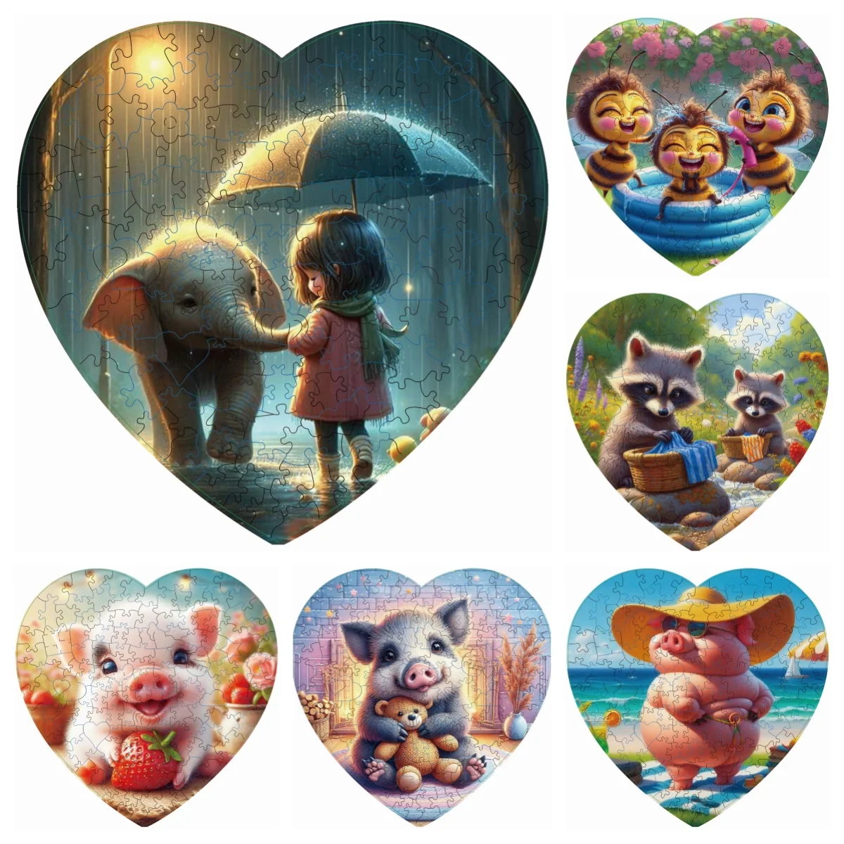 Elephant little girl Puzzle High Difficulty Toy Puzzle Concentration Training Christma Birthday Holiday Gifts Home Decor
Elephant little girl Puzzle High Difficulty Toy Puzzle Concentration Training Christma Birthday Holiday Gifts Home Decor