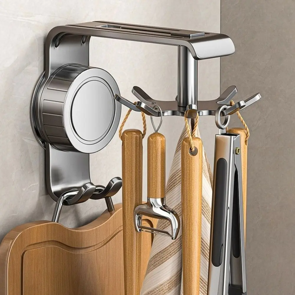 Non Punching Kitchen Hook Wall Mounted 360 Degrees Rotatable Pot Shovel Spoon Storage Rack Space Saving Utensil Hanger Home
Non Punching Kitchen Hook Wall Mounted 360 Degrees Rotatable Pot Shovel Spoon Storage Rack Space Saving Utensil Hanger Home