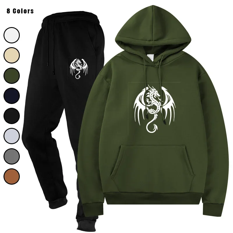 Men's Autumn Winter Daily Comfort Printed Hoodies Tracksuit Sweatpants Casual Sporty Jogger Suits Warm Home Outdoor Outfits
Men's Autumn Winter Daily Comfort Printed Hoodies Tracksuit Sweatpants Casual Sporty Jogger Suits Warm Home Outdoor Outfits