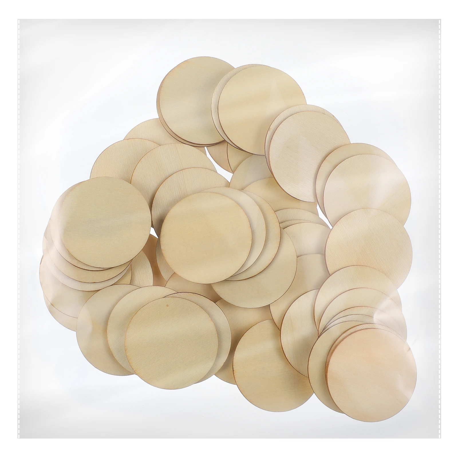 100 Pcs Wood Piece Round 5mm DIY Craft Decor Wooden Disc Chips Girls Toys Homeschool Art Project Painting Drawing
100 Pcs Wood Piece Round 5mm DIY Craft Decor Wooden Disc Chips Girls Toys Homeschool Art Project Painting Drawing