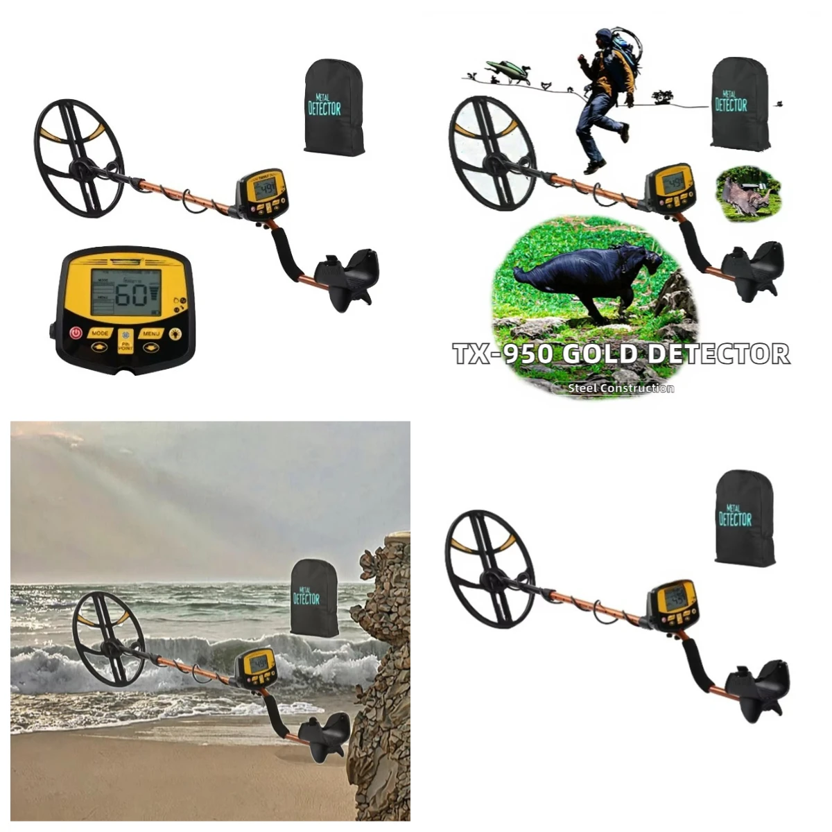 Professional Long Range Underground Metal Detector 15 Inch High Sensitivity Coil Stainless Steel Construction 1 Year Warranty
Professional Long Range Underground Metal Detector 15 Inch High Sensitivity Coil Stainless Steel Construction 1 Year Warranty
