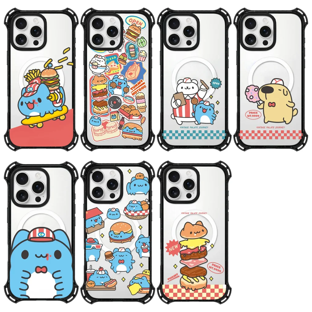 Cartoon Hamburger 4 Corner Magnetic Phone Case Cover for IPhone 16 15 14 13 Pro Max Case
Cartoon Hamburger 4 Corner Magnetic Phone Case Cover for IPhone 16 15 14 13 Pro Max Case