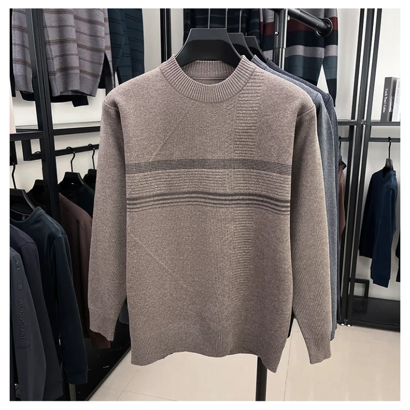 Мужской осенне-зимний новый стиль, теплый трикотаж, искусственный повседневный универсальный утолщенный свитер из двух предметов на флисовой подкладке, топ
Мужской осенне-зимний новый стиль, теплый трикотаж, искусственный повседневный универсальный утолщенный свитер из двух предметов на флисовой подкладке, топ