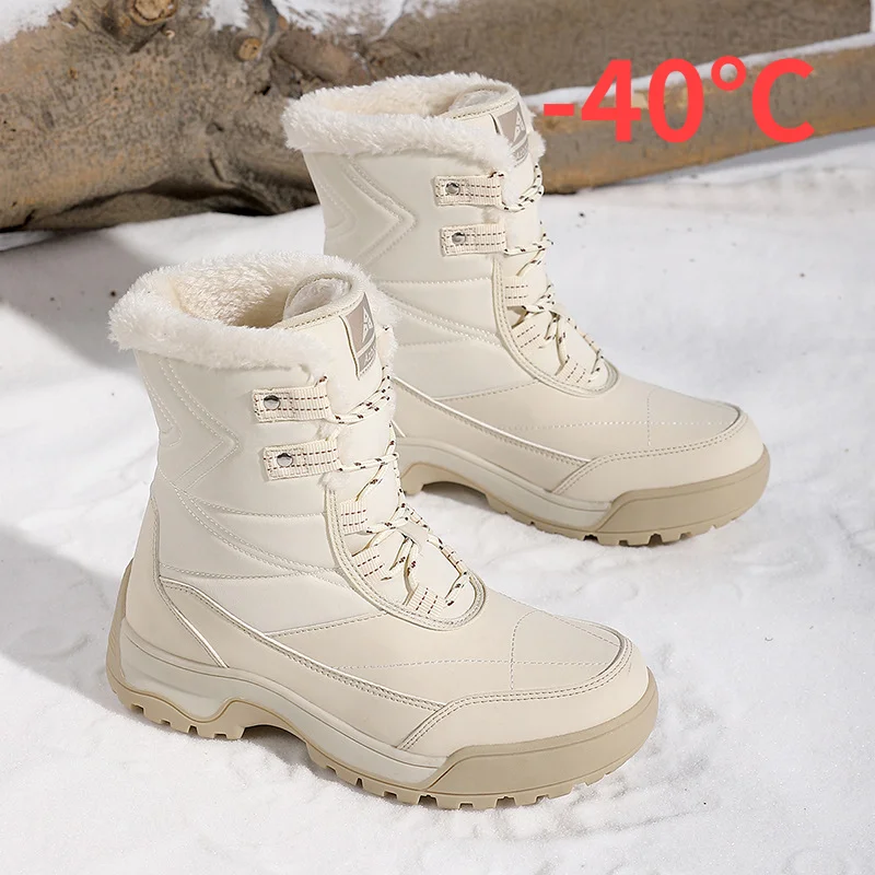 2026 Women's Winter Boots Non-Slip Waterproof Snow Boots Plush Warm Shoes Sports Winter Outdoor Travel Hiking Boots For Woman
2026 Women's Winter Boots Non-Slip Waterproof Snow Boots Plush Warm Shoes Sports Winter Outdoor Travel Hiking Boots For Woman