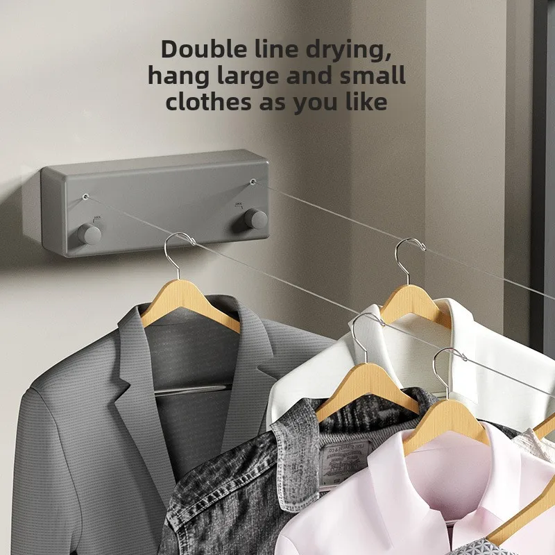 Invisible clothesline, indoor retractable clothesline, invisible retractable clothesline
Invisible clothesline, indoor retractable clothesline, invisible retractable clothesline