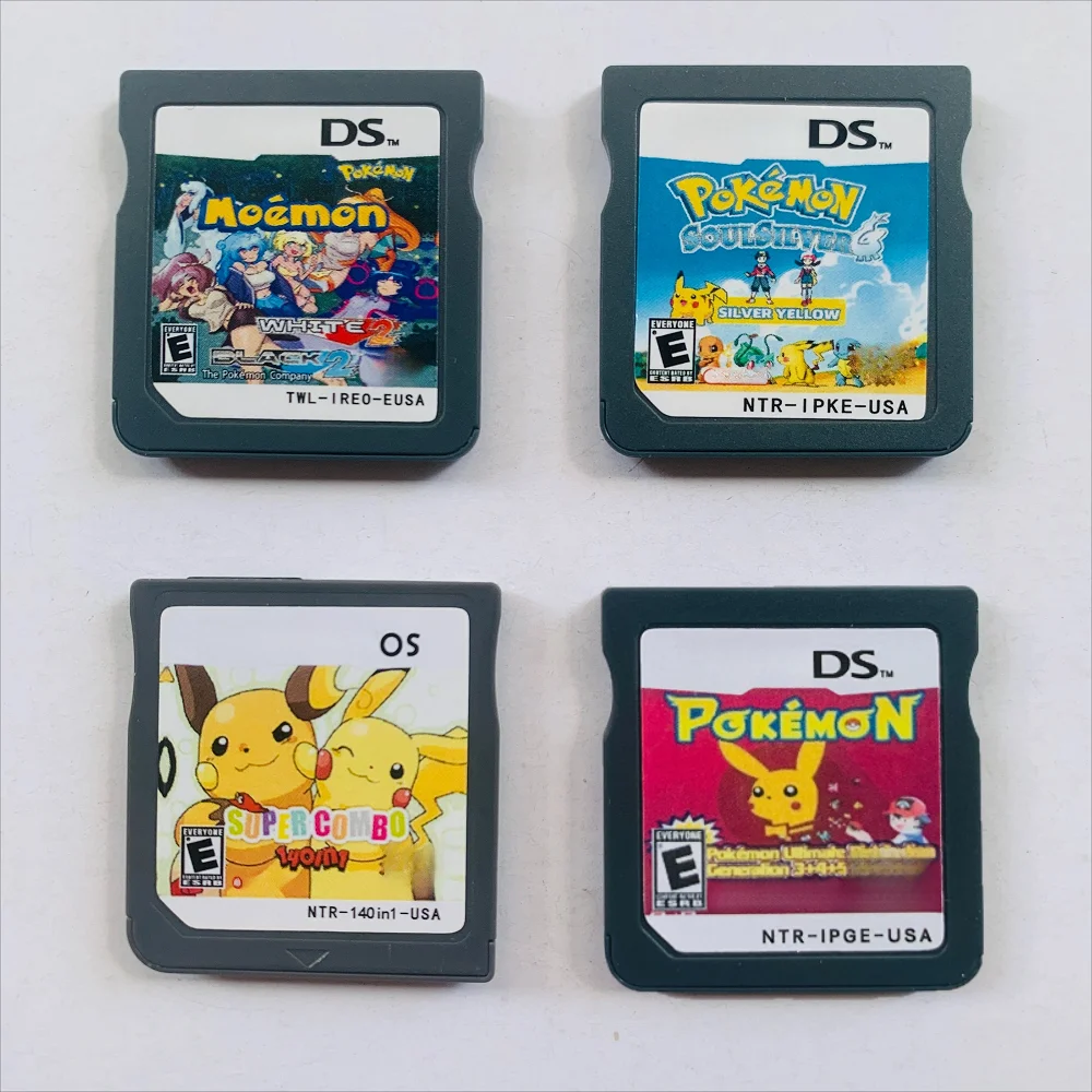 NDS Video Game Cartridge Pokémon Moemon Black 2 and White 2,Ultimate Distribution Gen 3 4 5 Event Cartridge English Version
NDS Video Game Cartridge Pokémon Moemon Black 2 and White 2,Ultimate Distribution Gen 3 4 5 Event Cartridge English Version