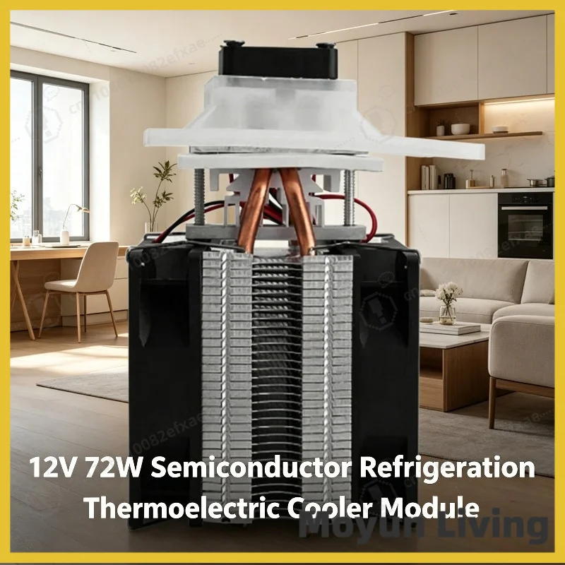 12V 72W Semiconductor Refrigeration Thermoelectric Cooler Module Home/office Air Cooling Dehumidification System Diy Kit
12V 72W Semiconductor Refrigeration Thermoelectric Cooler Module Home/office Air Cooling Dehumidification System Diy Kit