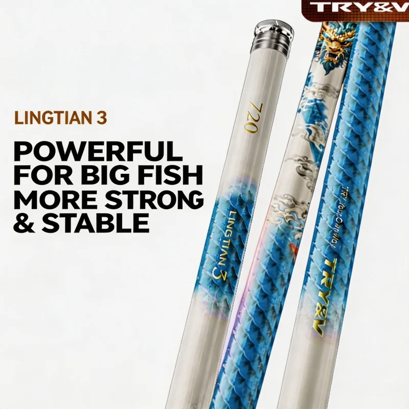 TRUVEX 6H 24T 30T 40T Carbon Fiber 4.5m 5.4m 6.3m 7.2m Ultralight Super Hard Telescopic Freshwater Carp Stream Pole Fishing Rod
TRUVEX 6H 24T 30T 40T Carbon Fiber 4.5m 5.4m 6.3m 7.2m Ultralight Super Hard Telescopic Freshwater Carp Stream Pole Fishing Rod