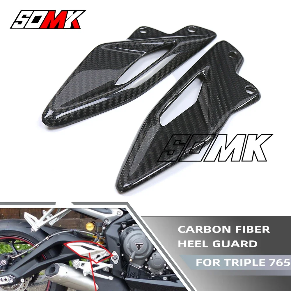For Triumph Street Triple 765 R 765RS 2016-2024 S660 Carbon Fiber Heel Guard Plates Motorcycle Accessories Foot Pegs Fairing
For Triumph Street Triple 765 R 765RS 2016-2024 S660 Carbon Fiber Heel Guard Plates Motorcycle Accessories Foot Pegs Fairing