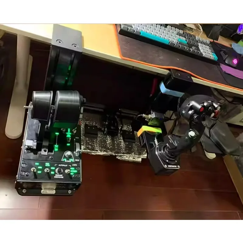 X56 flight joystick desktop mounting bracket
X56 flight joystick desktop mounting bracket