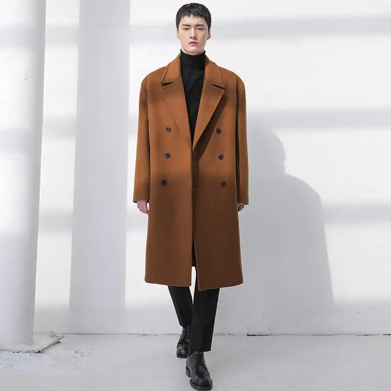 Autumn Winter Casual Coat Men Mid-Length British Slim Jacket Double-Breasted Solid Coat Long Coat Men's Fashion 2022 G104
Autumn Winter Casual Coat Men Mid-Length British Slim Jacket Double-Breasted Solid Coat Long Coat Men's Fashion 2022 G104