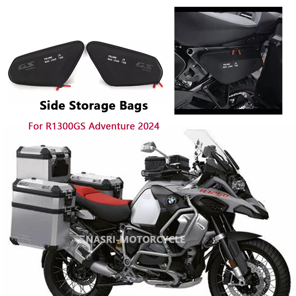 Для BMW R1300GS Adventure R 1300 GSA R1300 GS ADV 2024 2025 Черная мотоциклетная боковая рама Сумка для хранения Сумки Водонепроницаемая сумка 
Для BMW R1300GS Adventure R 1300 GSA R1300 GS ADV 2024 2025 Черная мотоциклетная боковая рама Сумка для хранения Сумки Водонепроницаемая сумка
