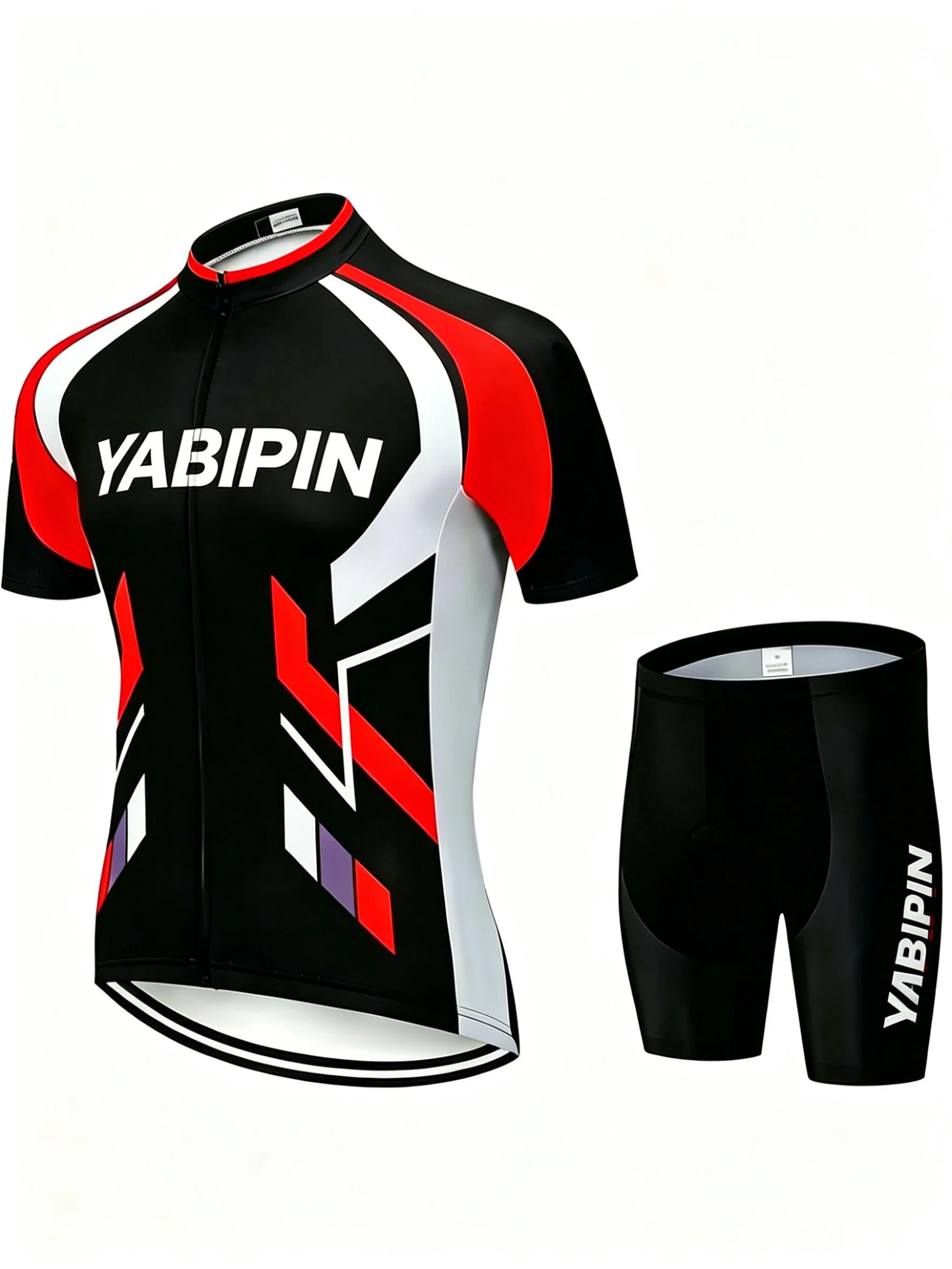 Mountain Bike Set Men’s, Stand Collar Full Zip Short Sleeve with Letter Print, Breathable Quick Dry Cycling Top & Shorts
Mountain Bike Set Men’s, Stand Collar Full Zip Short Sleeve with Letter Print, Breathable Quick Dry Cycling Top & Shorts